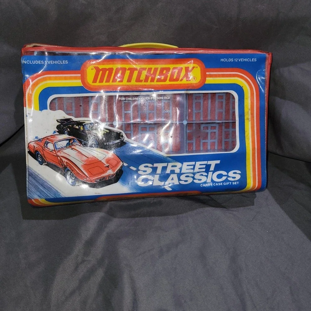Vtg 1979 Matchbox Superfast Street Classics Car Carrying Case